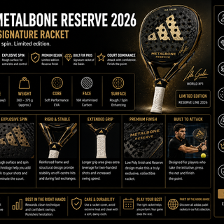 Adidas Metalbone Reserve 2026: Ale Galán's Signature Racket