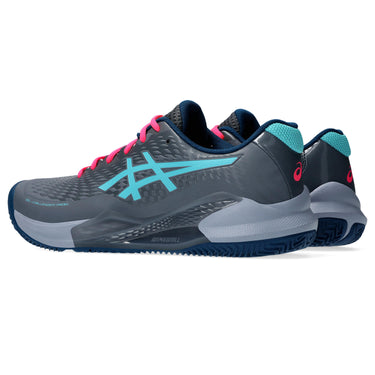 ASICS GEL CHALLENGER 14 Padel Gris/Energy Aqua SS25 (Zapatillas)