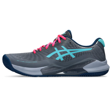 ASICS GEL CHALLENGER 14 Padel Gris/Energy Aqua SS25 (Zapatillas)