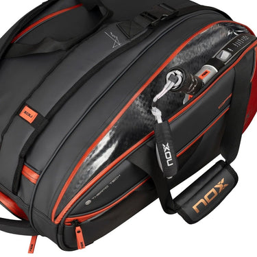 NOX LUXURY Open Series Negro/ Rojo 2024 (Paletero)