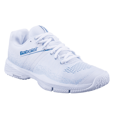 BABOLAT SENSA WOMEN Blanco/Azul SS25 (Zapatillas)
