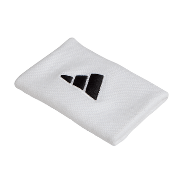 Muñequeras Adidas L Blanco y Logo Negro X2 ALE GALAN
