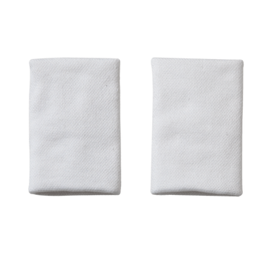 Muñequeras Adidas L Blanco y Logo Negro X2 ALE GALAN