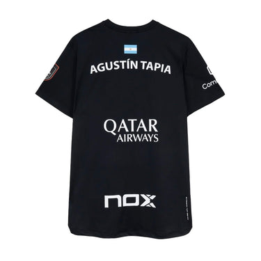 NOX SPONSORS AT10 Svart AGUSTIN TAPIA 2026 (Officiella T-shirt)