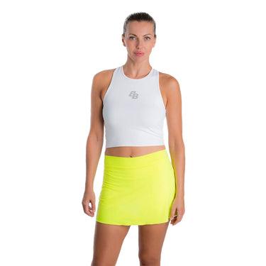 BELEN BERBEL BASICA RECTA YELLOW FLUOR (Kjol)