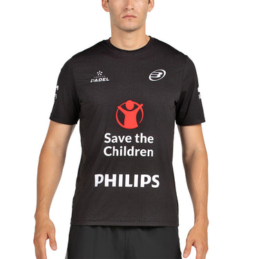 BULLPADEL MOFERO Negro FW25 MARTIN DI NENNO (Camiseta Oficial)