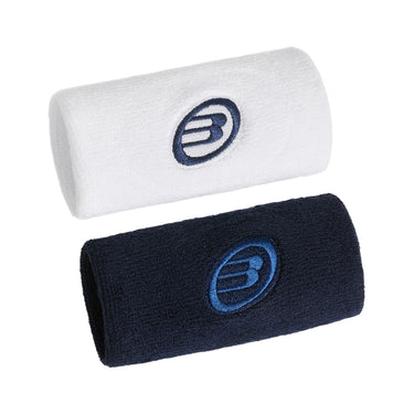 BULLPADEL BPMU262 I White/Blue Wristbands