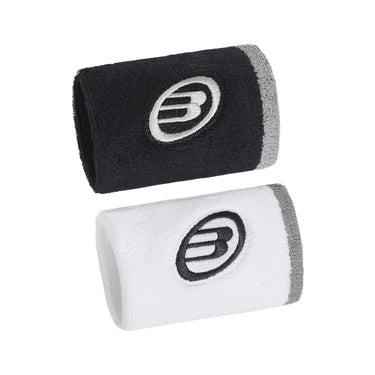 BULLPADEL BPMU266 I White/Black Wristbands