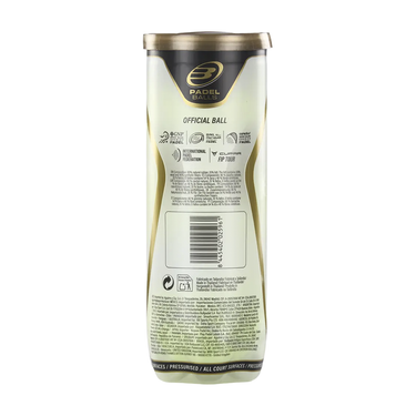 Bullpadel FIP Next can of 3 padel balls