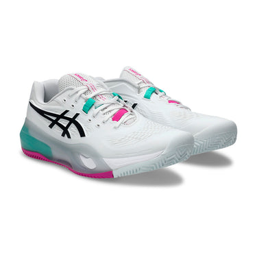 ASICS GEL-RESOLUTION X Clay White/Green SS26 (Ténis)