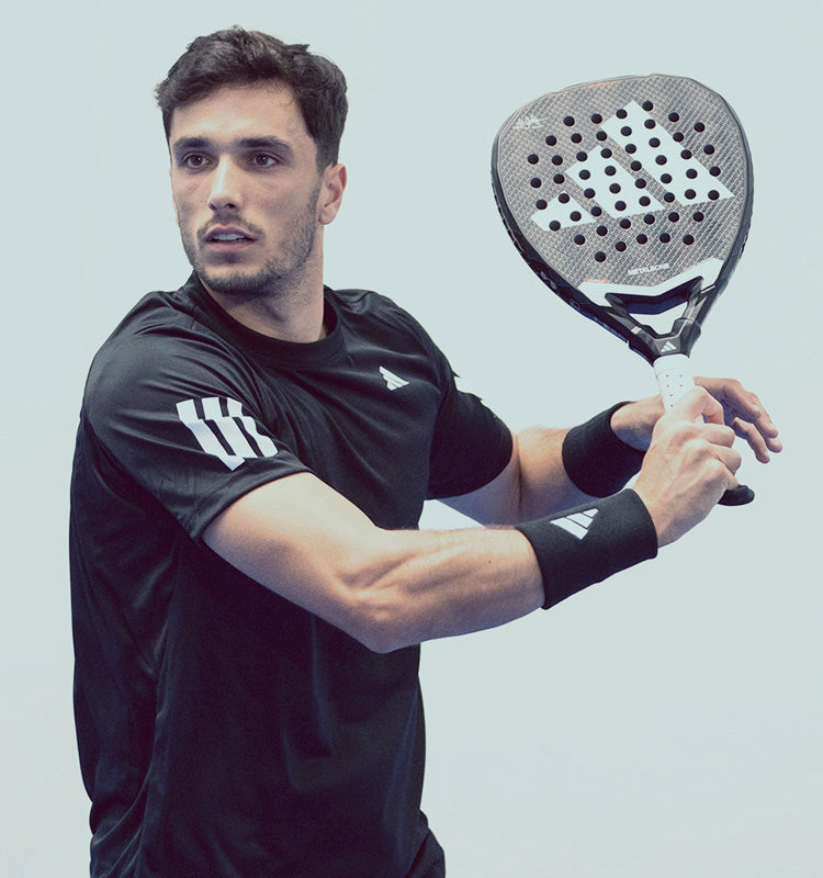 Ale galan padel racket close-up