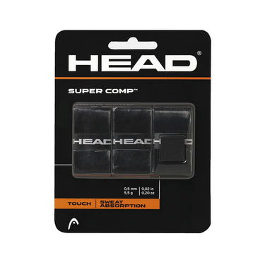 Overgrips HEAD Supercomp 3 Uds Black