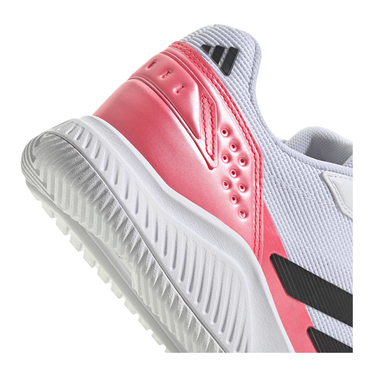 Zapatillas de pádel hombre Adidas Courtquick blancas y rosas FW26 #Color_Blanco