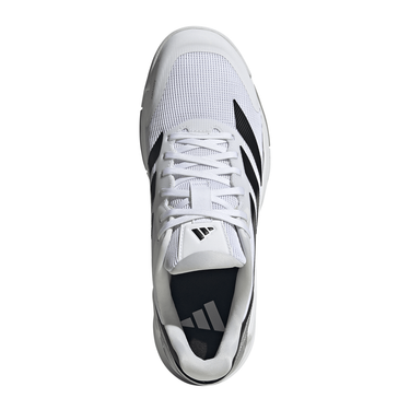 Zapatillas de pádel hombre Adidas Crazyquick LS blancas y negras FW26 Ale Galán #Color_Blanco