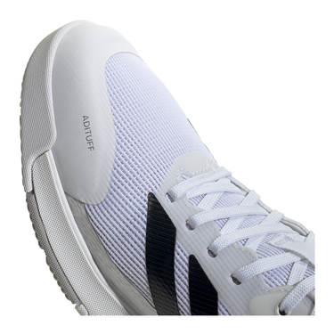 Zapatillas de pádel hombre Adidas Crazyquick LS blancas y negras FW26 Ale Galán #Color_Blanco