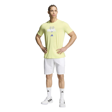 Camiseta Adidas PADEL Graphic Tee FW26 amarillo #Color_Amarillo