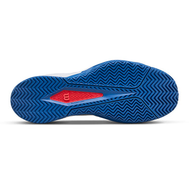 WILSON RUSH PRO LITE White/Blue FW25 (Padelschuhe)