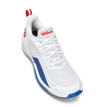 WILSON RUSH PRO LITE White/Blue FW25 (Padelschuhe)
