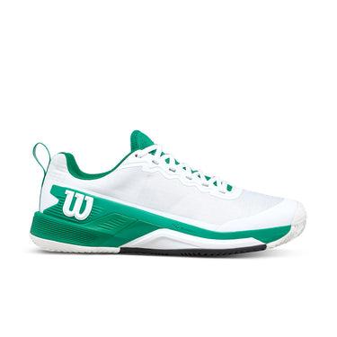 WILSON RUSH PRO 4.5 CLAY White/Green FW25 (Shoes)