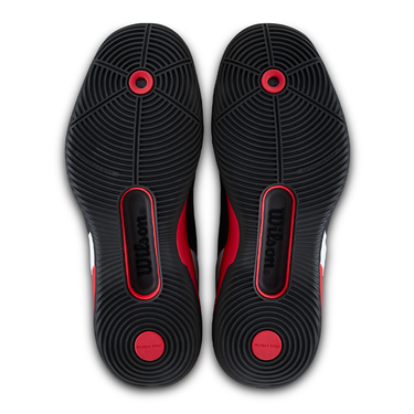 WILSON RUSH PRO 5 PADEL Black/Red SS26 (Chaussures)