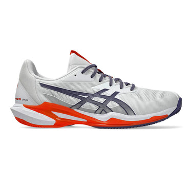 ASICS SOLUTION SOLUTION SPEED FF 3 Clay Branco/Cinza SS25 (Tênis)