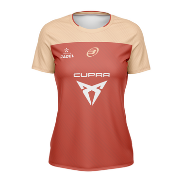 BULLPADEL AZABAL JR Naranja SS26 BEA GONZALEZ (Camiseta Oficial)