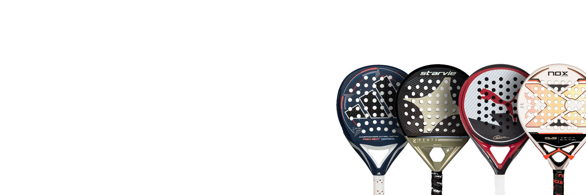 Round-shaped padel racket