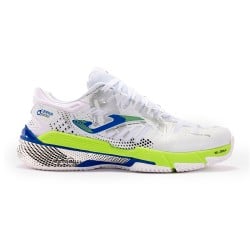 JOMA SLAM MEN 2402 FLUOR YELLOW WHITE SHOES at only 96,45 € in Padel Market
