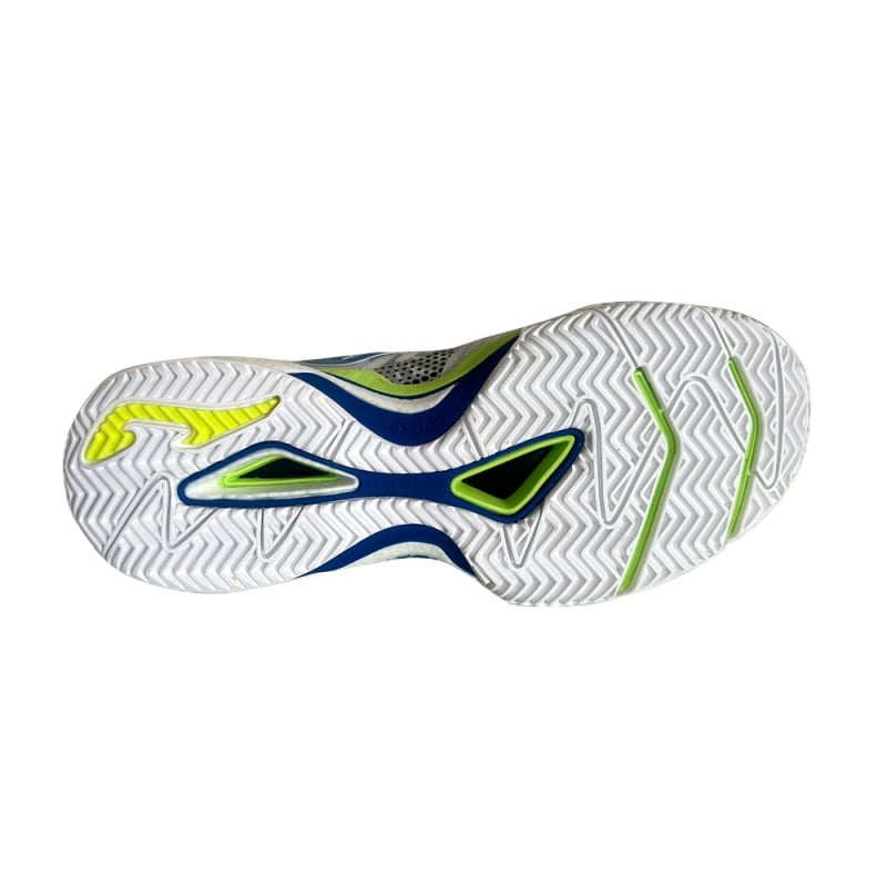 JOMA SLAM Men 2402 White Yellow Fluor (Shoes) at only 96,45 € in Padel Market