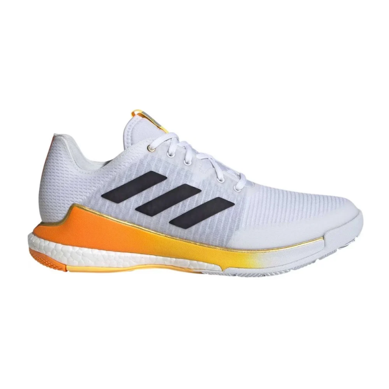 ADIDAS CRAZYFLIGHT WHITE/ORANGE SHOES at only 149,95 € in Padel Market
