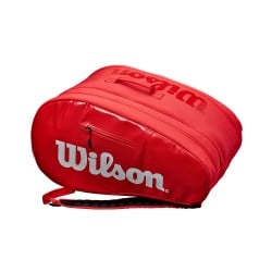 WILSON PADEL SUPER TOUR RED (RACKET BAG) at only 64,95 € in Padel Market
