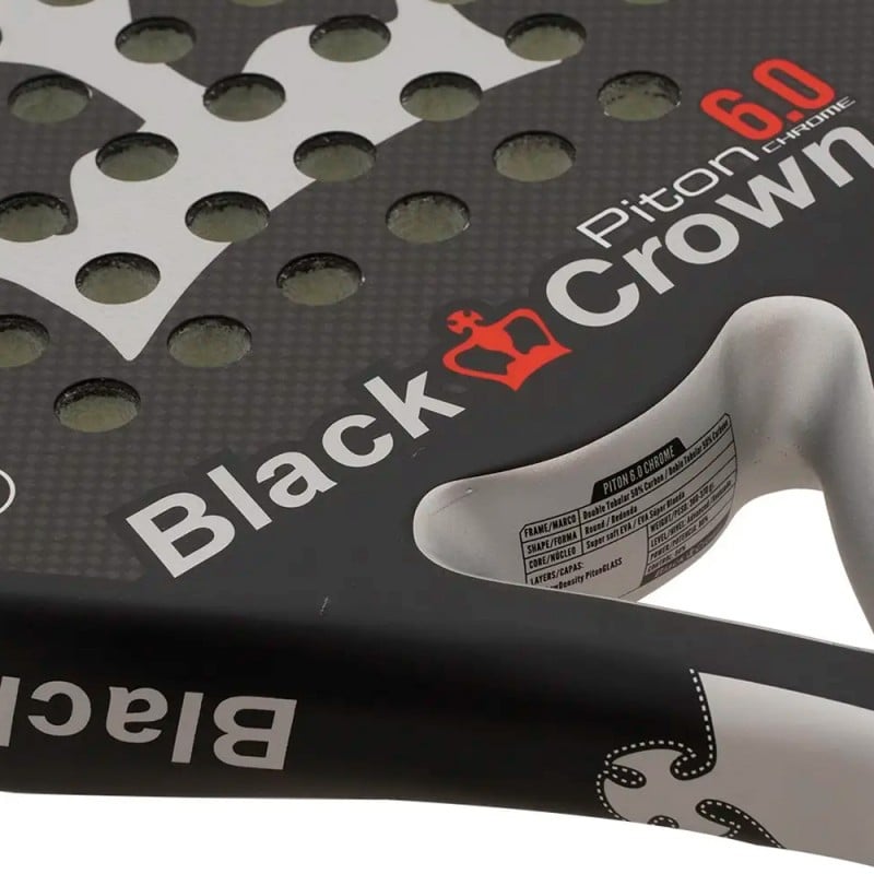 BLACK CROWN PITON 6.0 CHROME (RACCHETTA) a soli 74,95 € in Padel Market