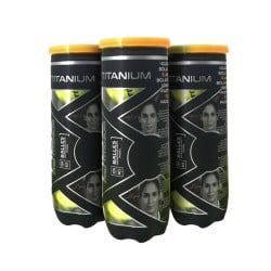 NOX PRO TITANIUM 3 BALL PACK (9 BALLS). at only 12,95 € in Padel Market