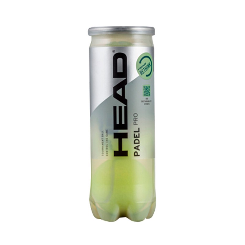 HEAD PADEL PRO TUBE OF 3 BALLS at only 4,95 € in Padel Market