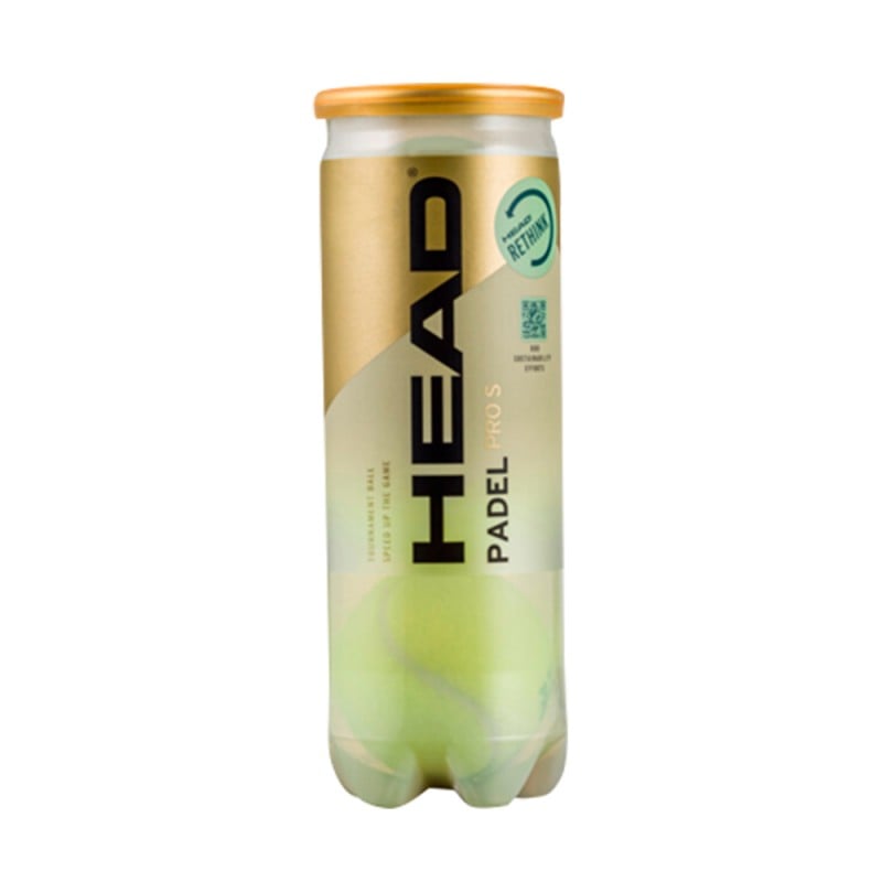 HEAD PRO S TUBE OF 3 PADEL BALLS at only 5,00 € in Padel Market