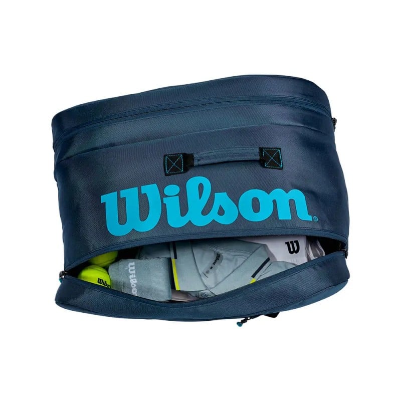 WILSON PADEL SUPER TOUR NAVY BLUE (RACKET BAG) at only 64,95 € in Padel Market