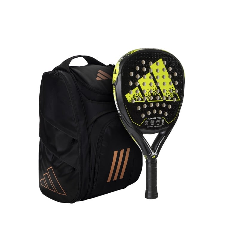 PACK ADIDAS ADIPOWER TEAM 2023 (RACKET) + ADIDAS MULTIGAME 3.2 BLACK (RACKET) at only 142,95 € in Padel Market