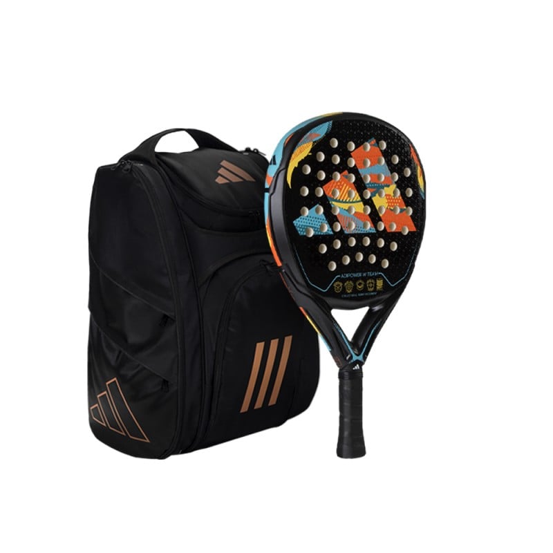 PACK ADIDAS ADIPOWER W TEAM 2023 ( RACKET) + ADIDAS MULTIGAME 3.2 BLACK (RACKET BAG) at only 142,95 € in Padel Market