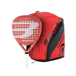 Paket BULLPADEL FLOW Woman 2023 ALEJANDRA SALAZAR Racket + BULLPADEL BPM-24007 VERTEX 2024 Röd Ryggsäck för endast 122,95 € i...