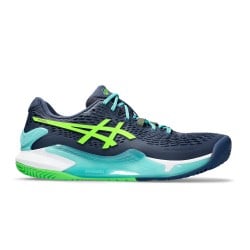 ASICS RESOLUTION 9 Padel Thunder Blue/Electric Lime (Shoes) at only 113,95 € in Padel Market