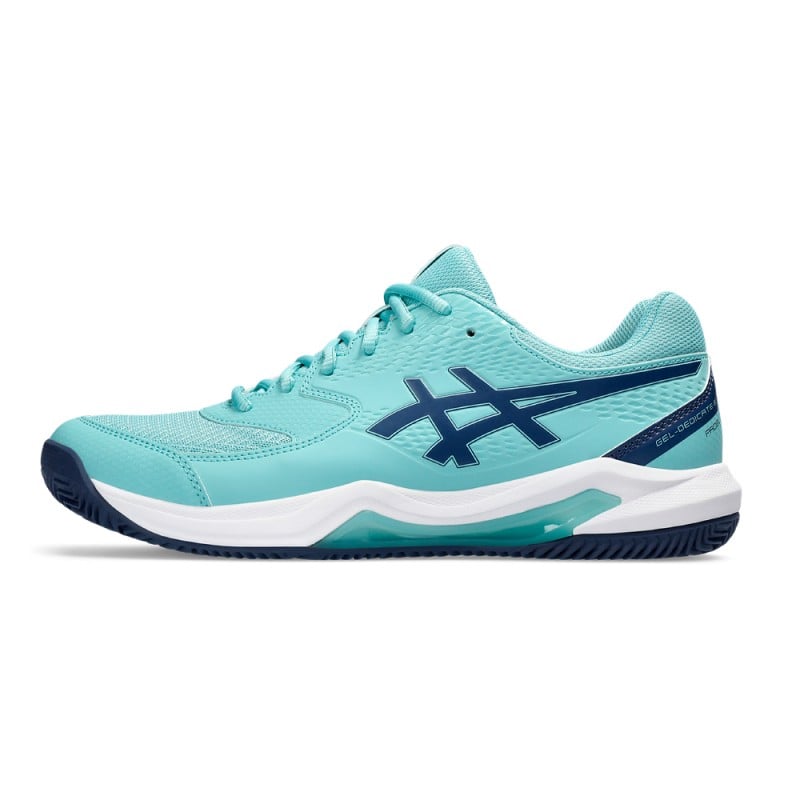 ASICS GEL - DEDICATE 8 Padel Blue/Green (Shoes) at only 52,80 € in Padel Market