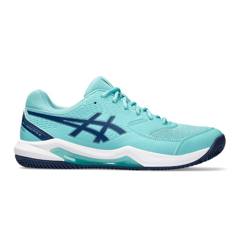 ASICS GEL - DEDICATE 8 Padel Blue/Green (Shoes) at only 52,80 € in Padel Market