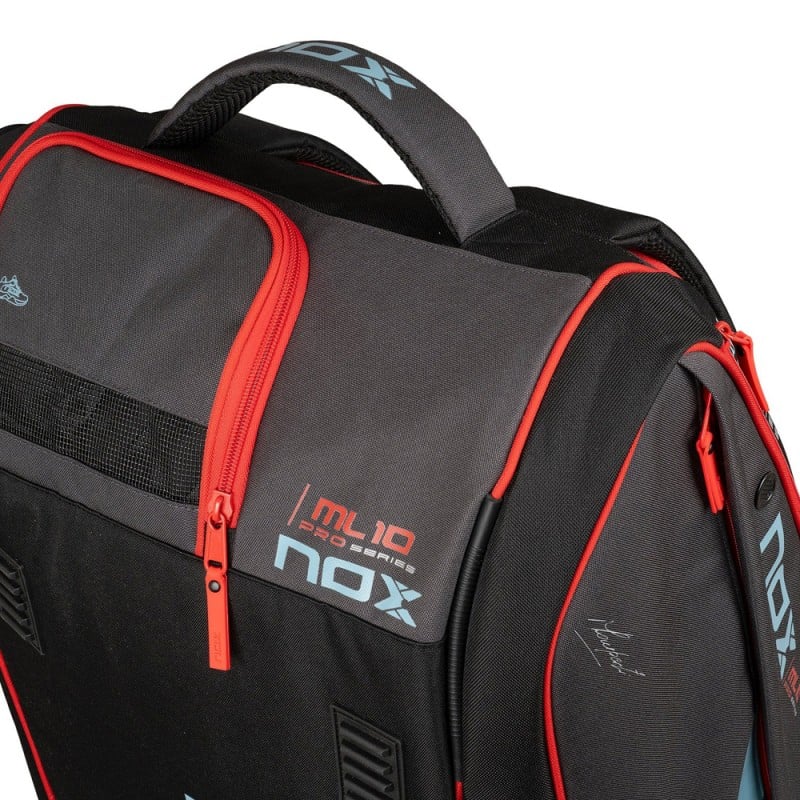 NOX ML10 Competition XL Compact Black/Red 2024 MIGUEL LAMPERTI (Racket Bag) at only 79,95 € in Padel Market