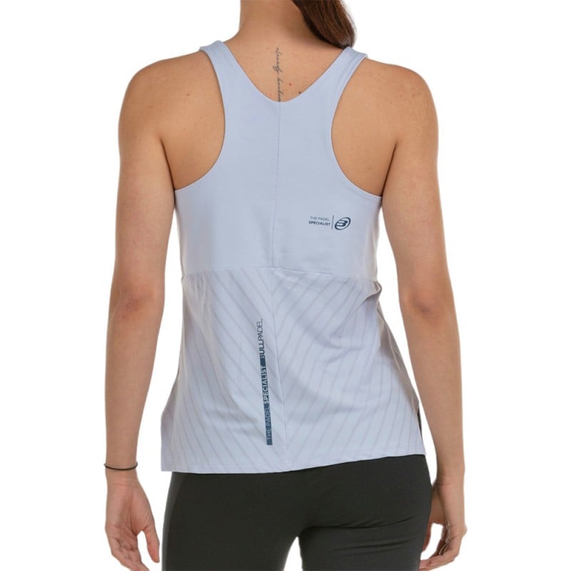 BULLPADEL OZA Gris Azulado Mujer (Camiseta de tirantes) por solo 47,95 € en Padel Market