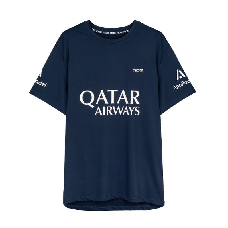 NOX AT10 Blå AGUSTIN TAPIA 2024 Officiell T-shirt för endast 49,95 € i Padel Market