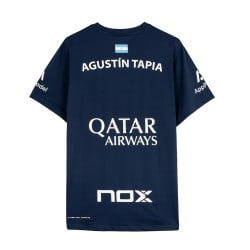 NOX AT10 Blå AGUSTIN TAPIA 2024 Officiell T-shirt för endast 49,95 € i Padel Market