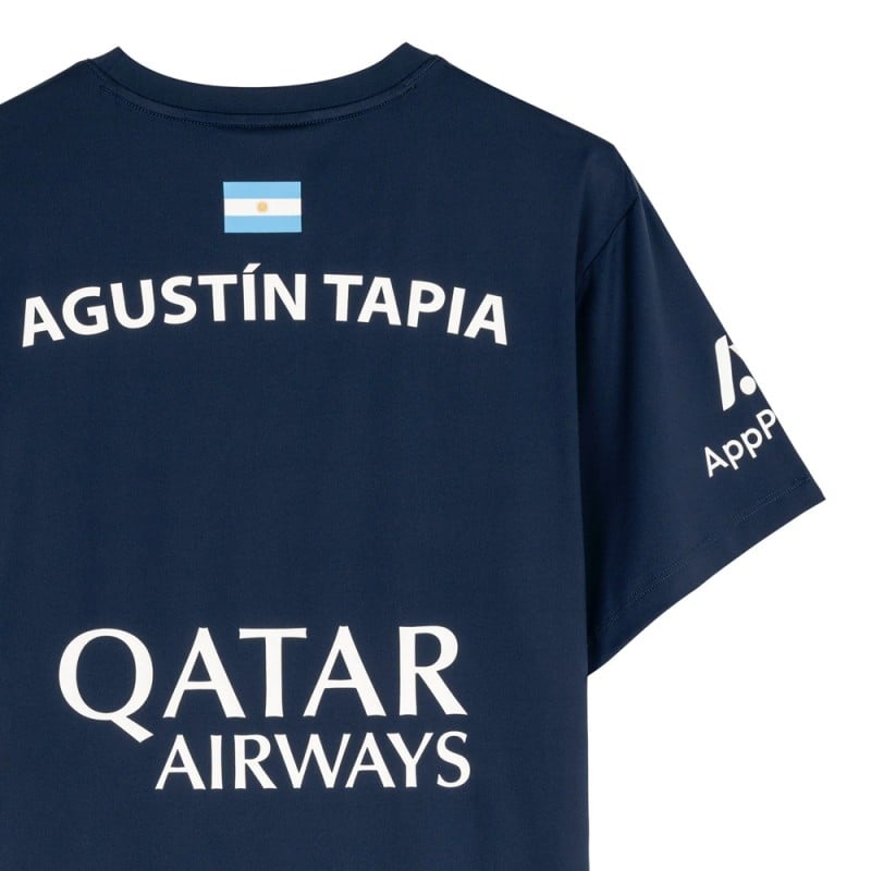 NOX AT10 Azul AGUSTIN TAPIA 2024 (Camiseta Oficial) por solo 49,95 € en Padel Market