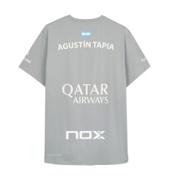 NOX AT10 Gris AGUSTIN TAPIA 2024 (Camiseta Oficial) por solo 49,95 € en Padel Market