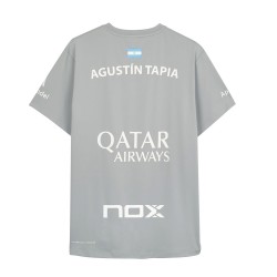 NOX AT10 Grå AGUSTIN TAPIA 2024 T-shirt för endast 49,95 € i Padel Market