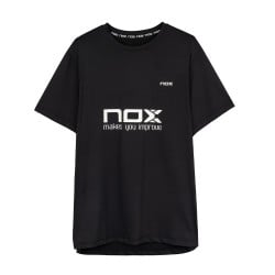 NOX AT10 Svart LEO AUGSBURGER 2024 T-shirt för endast 49,95 € i Padel Market